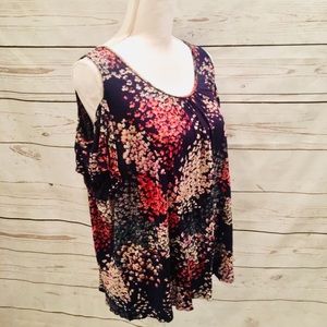 Women’s Lucky Brand Floral Top 2x